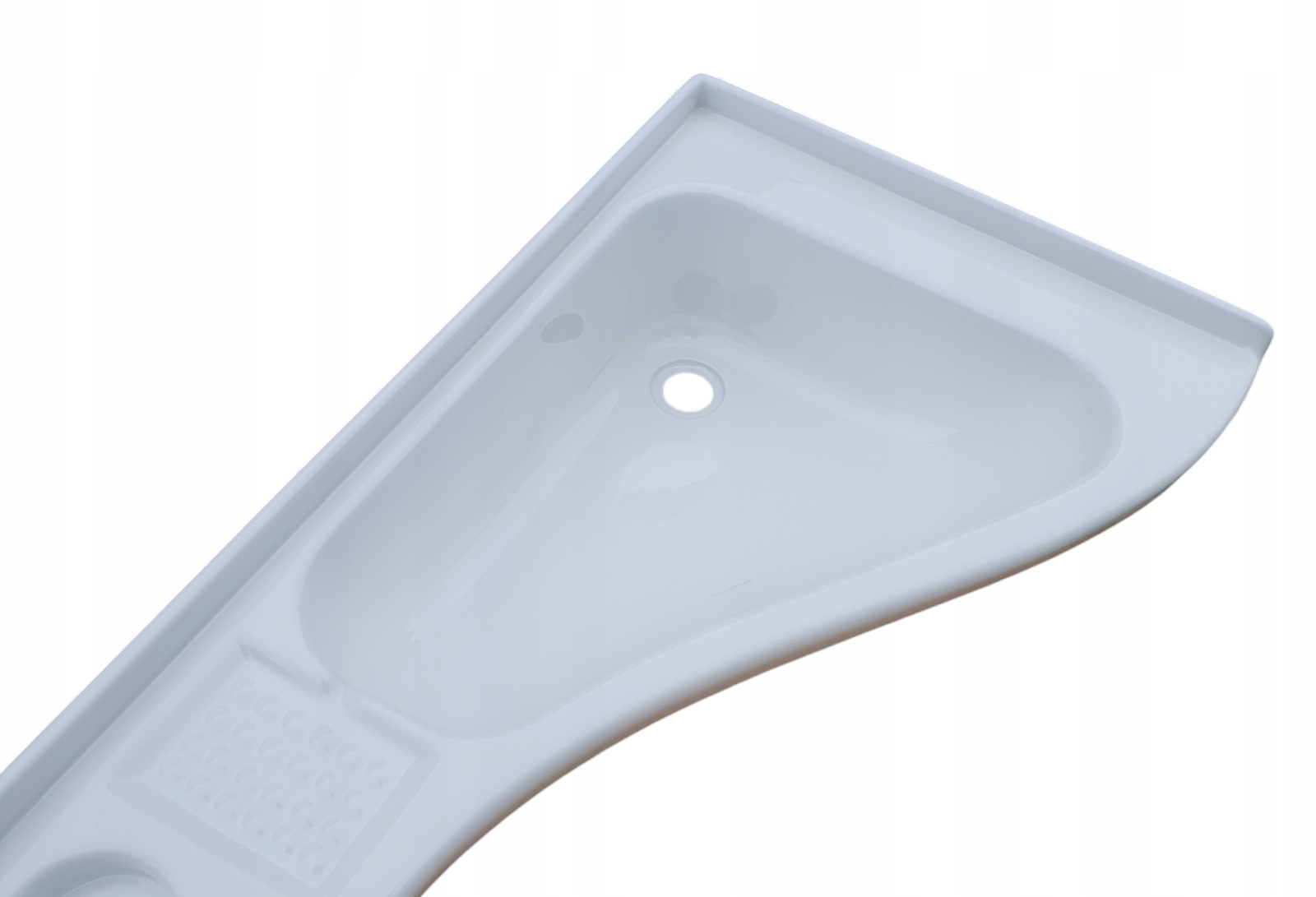 ZLEW UMYWALKA NAROŻNA BIAŁA Z PÓŁKĄ PO LEWEJ Marka Szopeneria