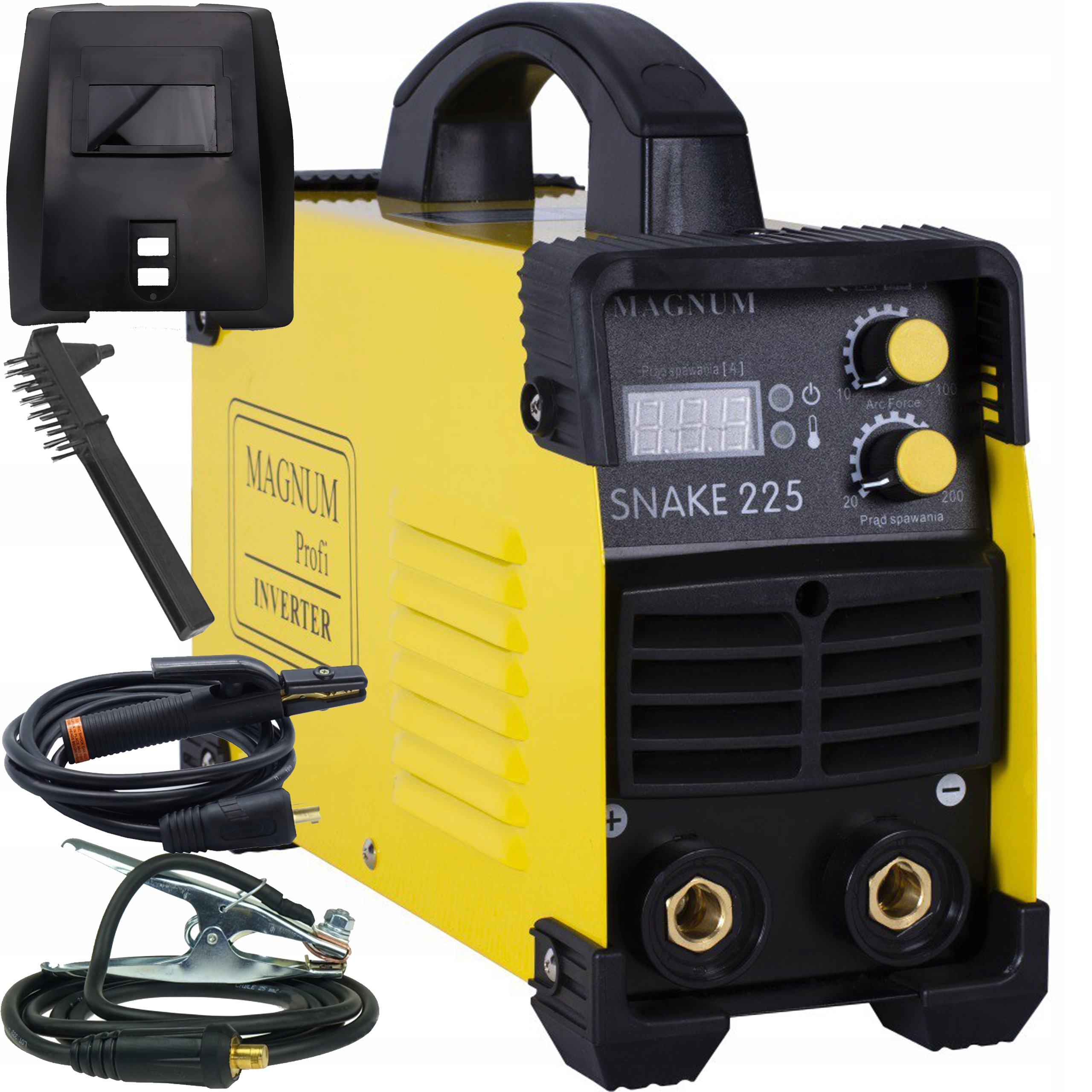 Spawarka Magnum Snake 225 Mma Igbt Arc Force 200A 230V 60%