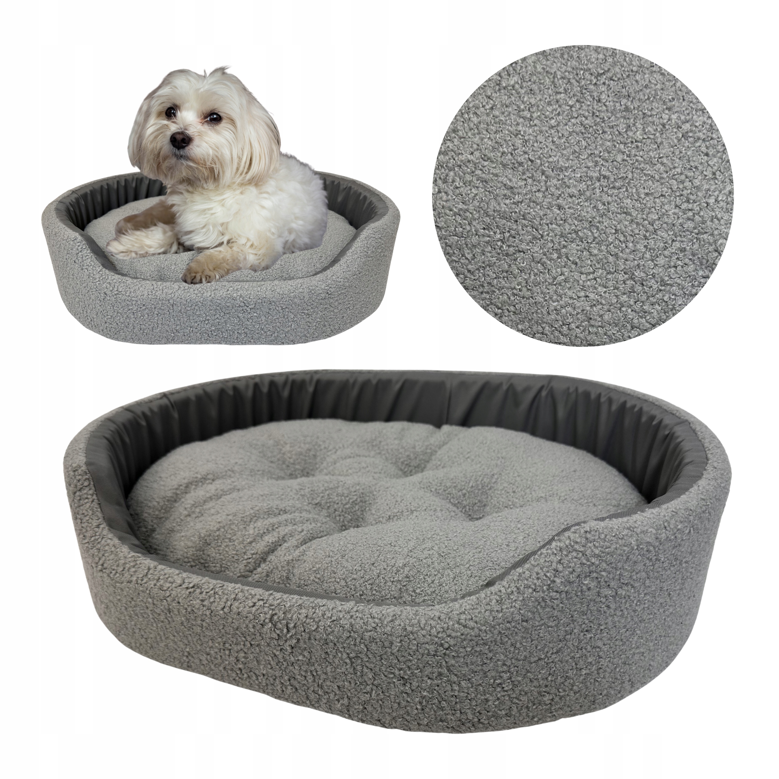 Levně Pelíšek Boucle pro psa Potah Pohovka Kotec M 57x45 cm barvy 152