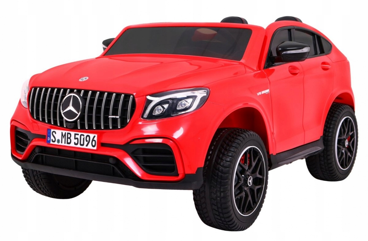 Auto Mercedes Glc 63S dla dzieci Czerwony Suv Napęd 4x4