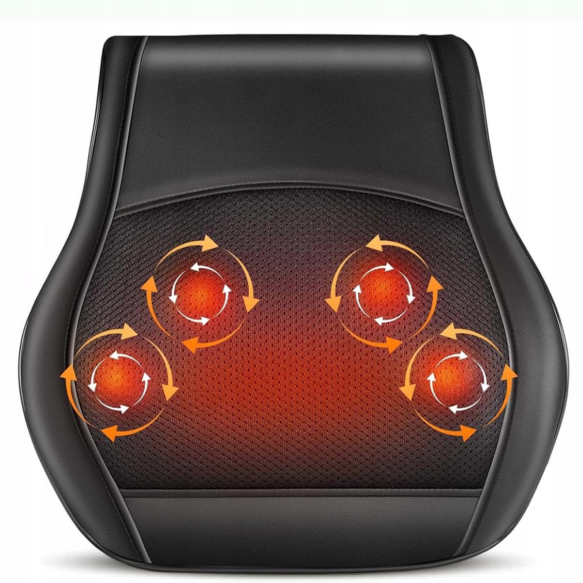 Masażer Shiatsu karku pleców nóg z ogrzewaniem z adapterem samochodowym