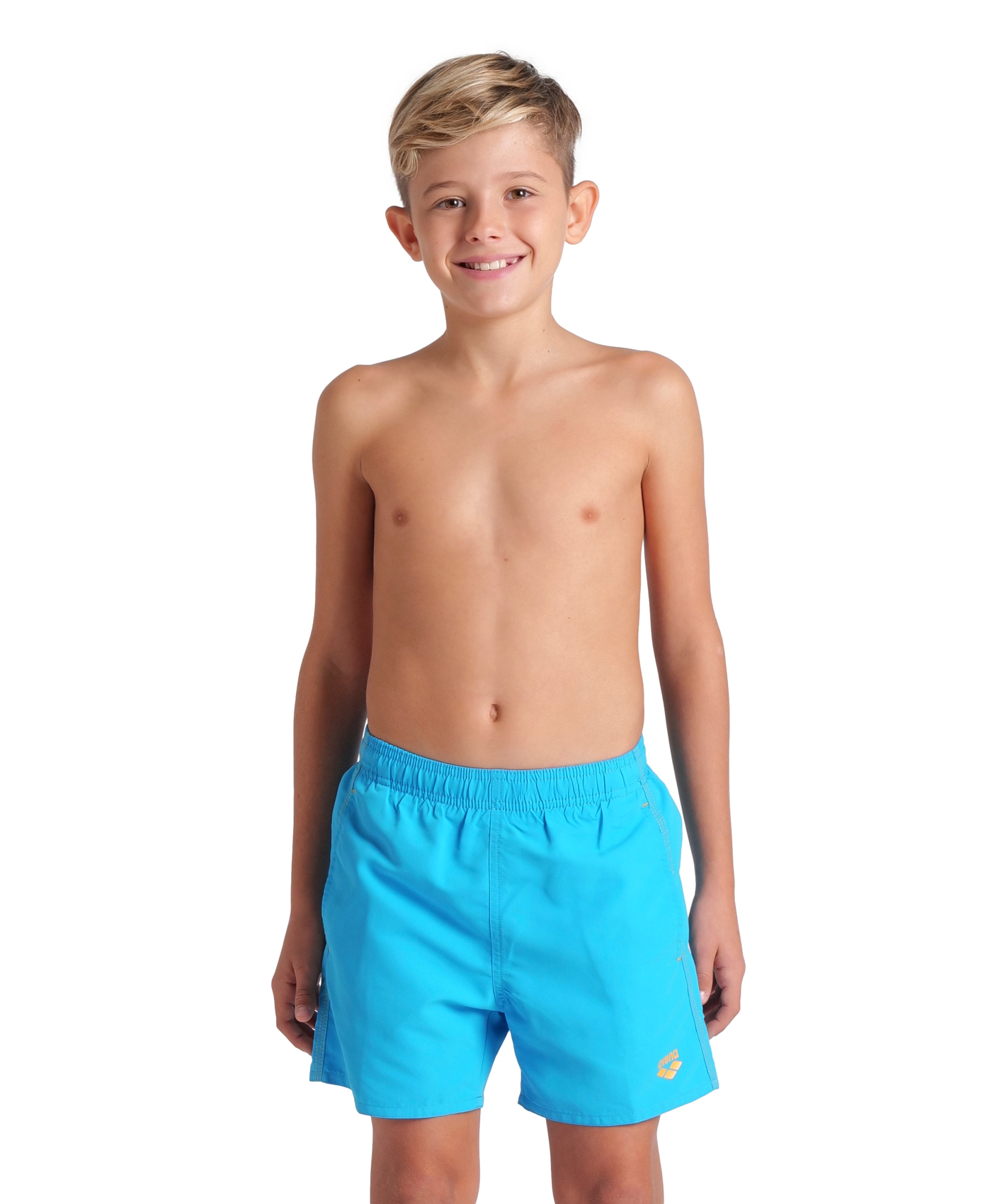 Spodenki kąpielowe chłopięce Arena Beach Boxer Solid R 152