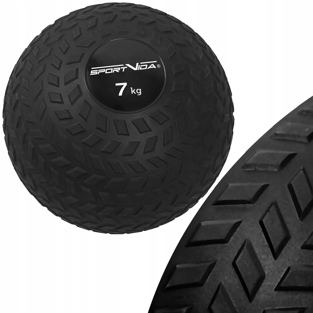 PIŁKA LEKARSKA FITNESS SLAM BALL 7KG CROSSFIT SPORTVIDA