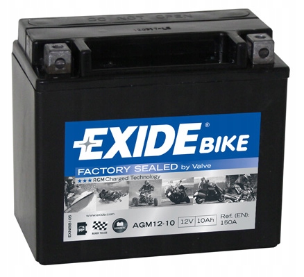 Motocyklový Akumulátor Agm 12V 10AH 150A 150X87X130MM L+