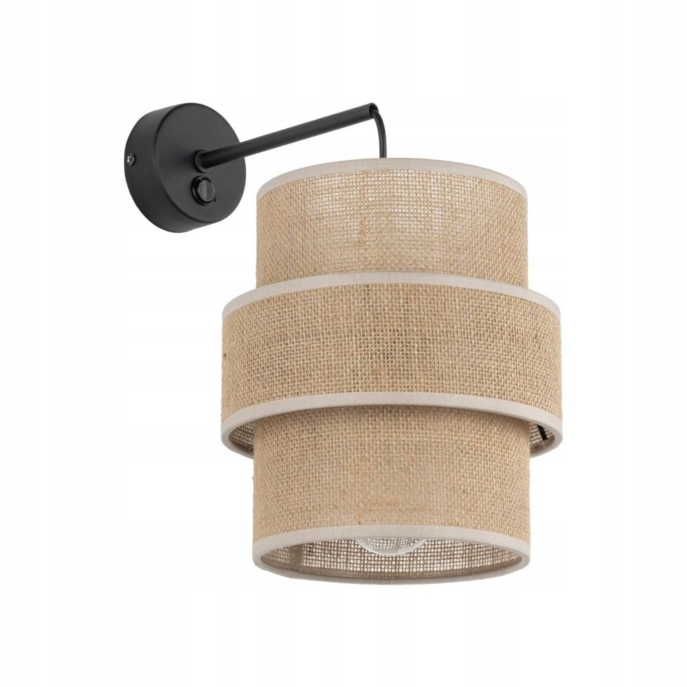 Nástenné svietidlo s vypínačom Calisto Juta 5400 Tk Lighting