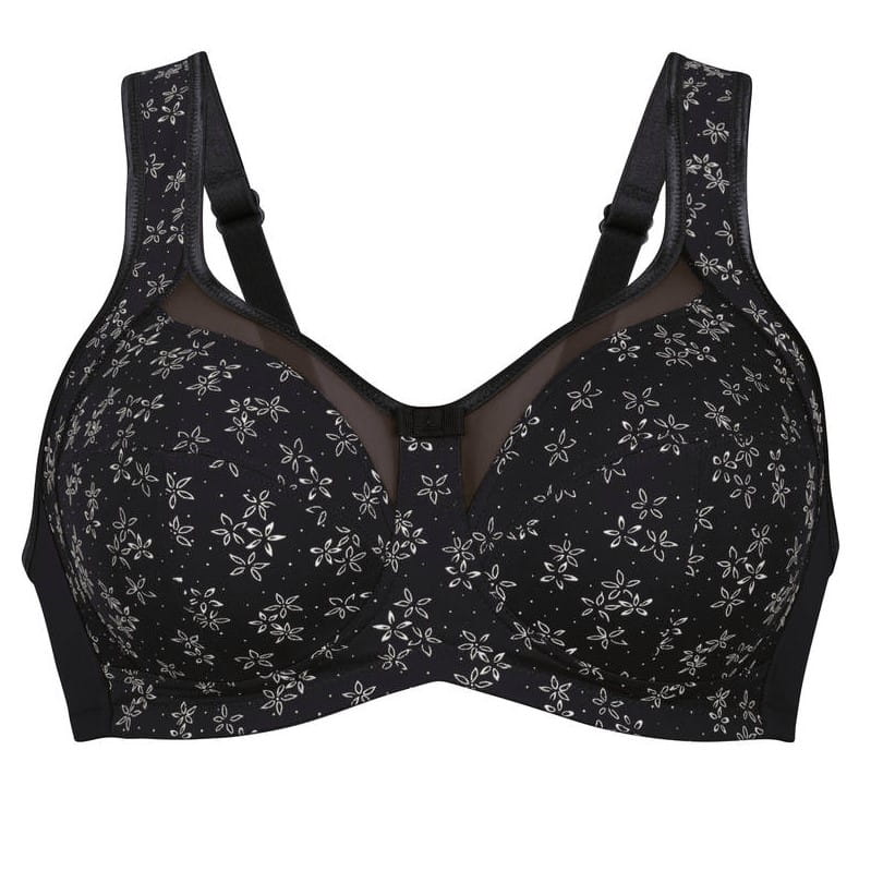 Černá měkká podprsenka Podprsenka Bez Kostic, komfortní Clara Art 110C