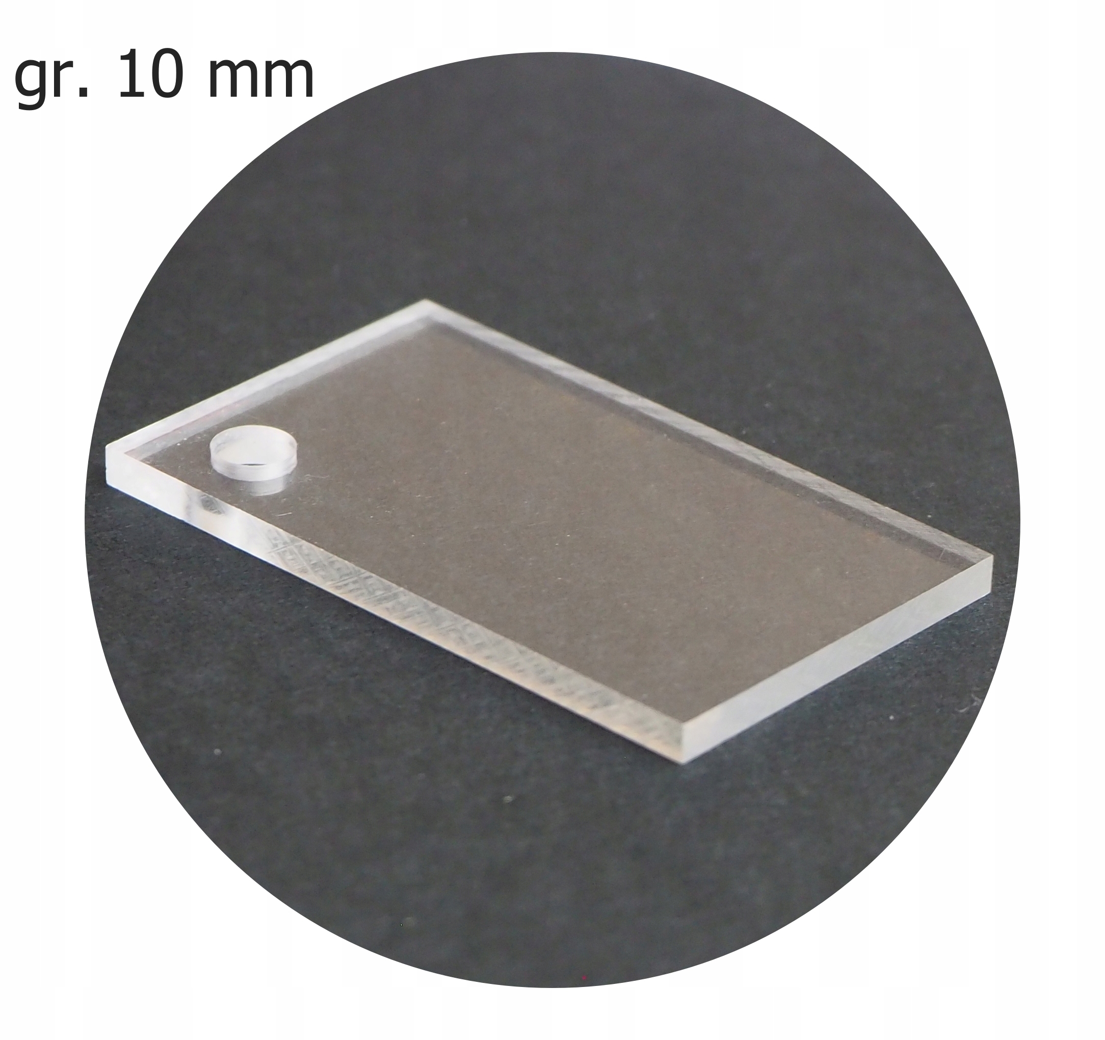 

Plexi Pleksa przezroczysta 10mm cięta na wymiar