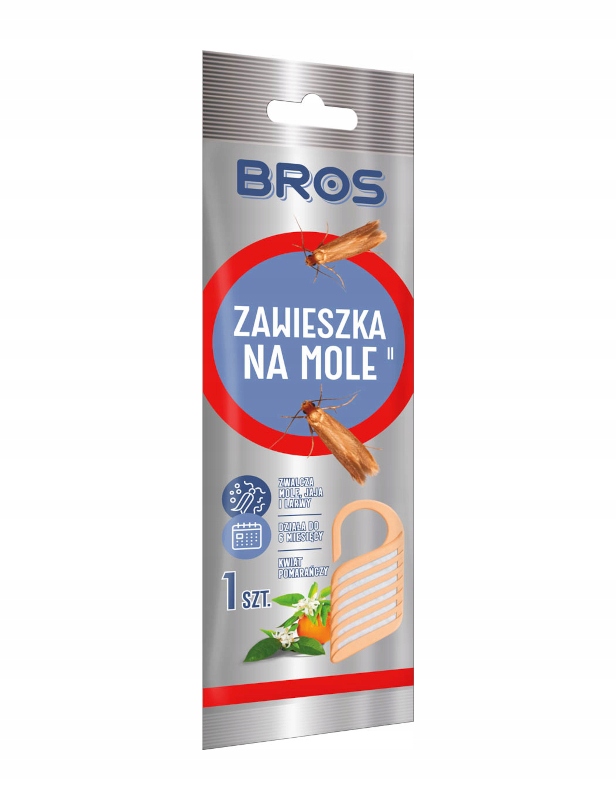 

Bros Zawieszka na mole odzieżowe kwiat pomarańczy