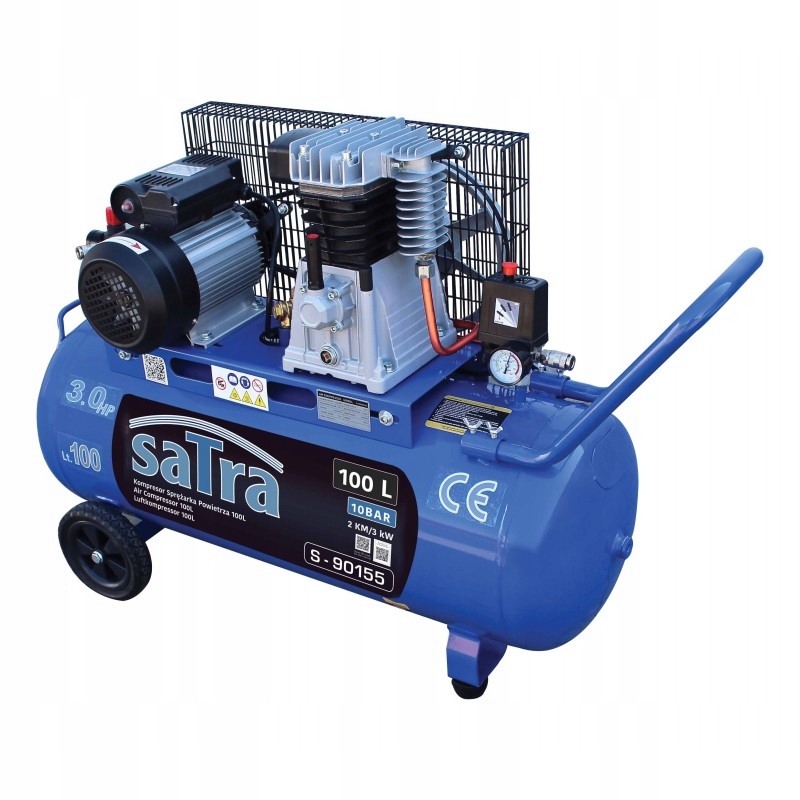 S-90155 Kompresor Vzduchový Kompresor 100 L Satra 2 Km 10 Bar