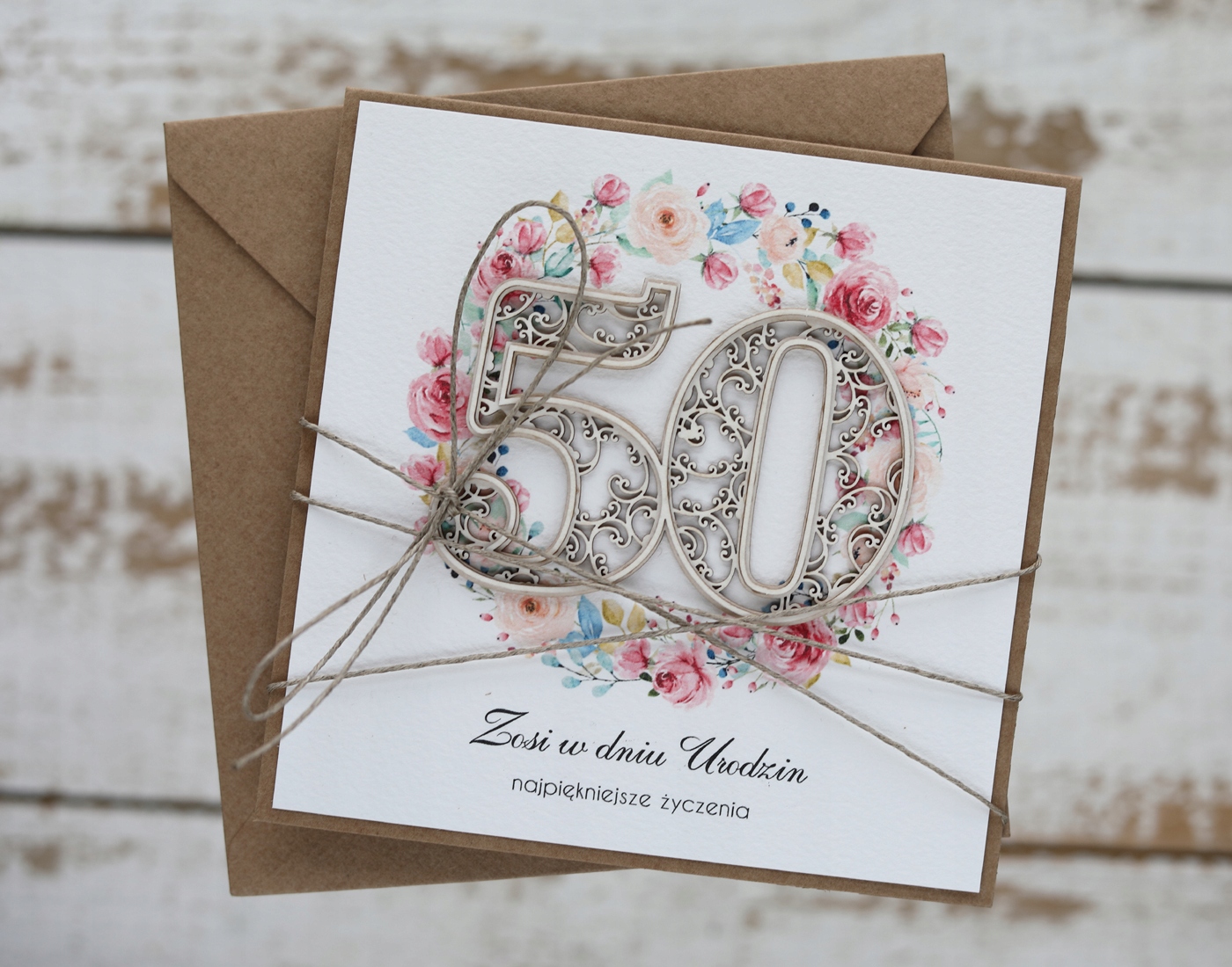 Přání, dárek k 50. narozeninám, padesátce