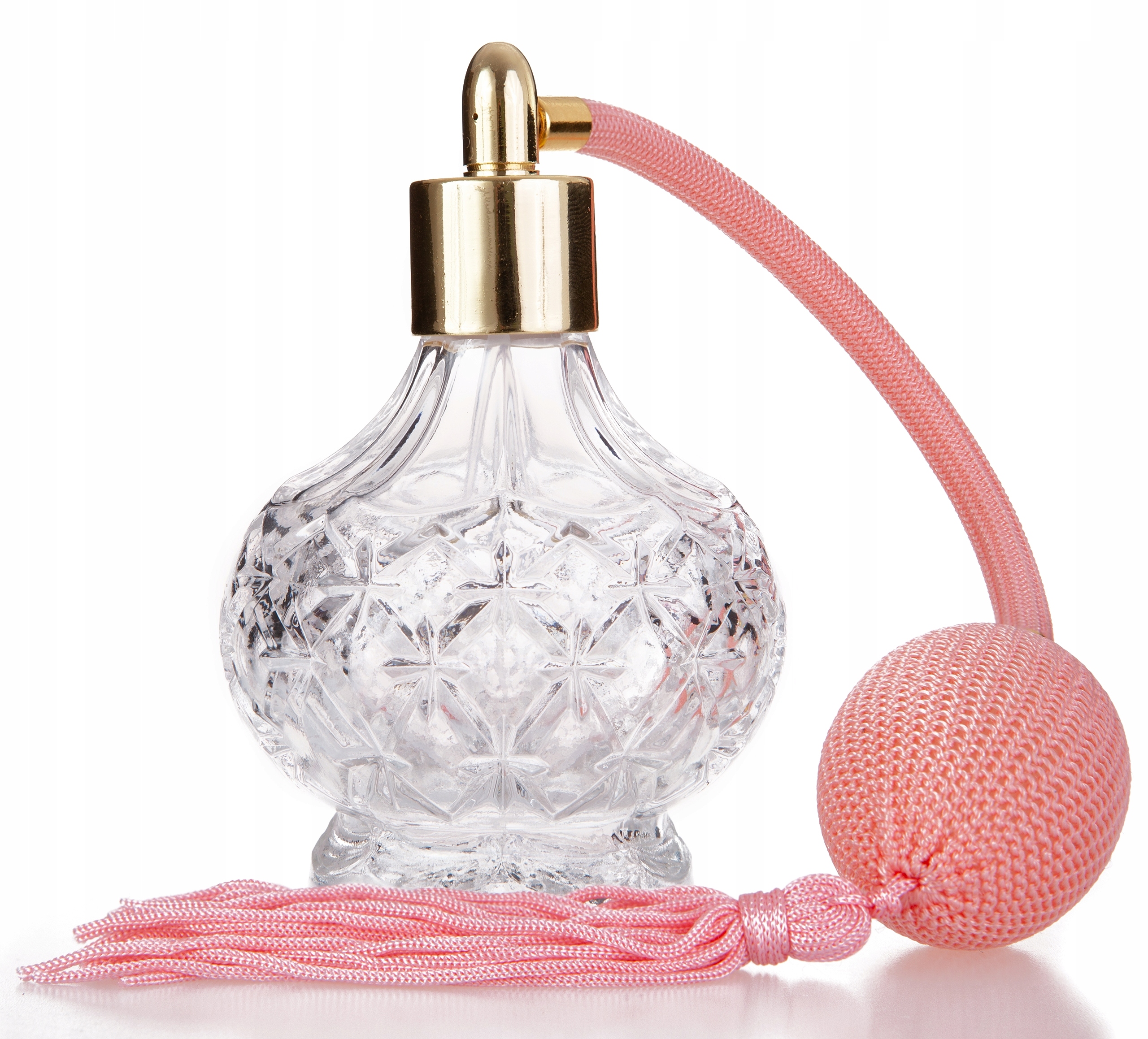 FLAKON SZKLANY NA PERFUMY Z POMPKĄ - 85 ML! GRATIS TESTER!