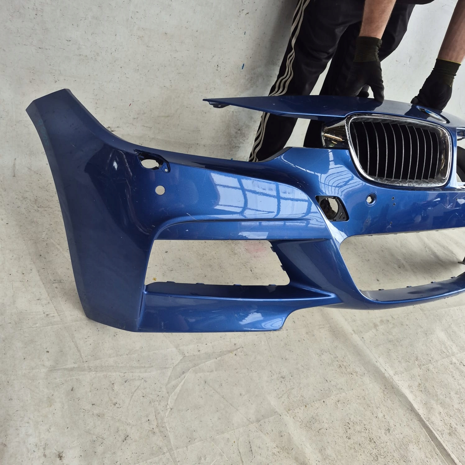 BMW 3 F30 F31 m-packet 11-18 bumper front front washer 4XPDC