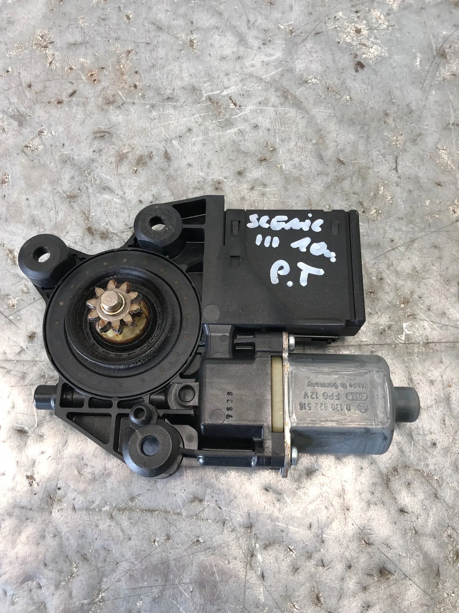 mini motor windows right rear part RENAULT SCENIC III 827300005R