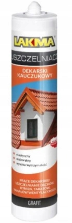 

Silikon dekarski kauczukowy Lakma grafit 300 ml
