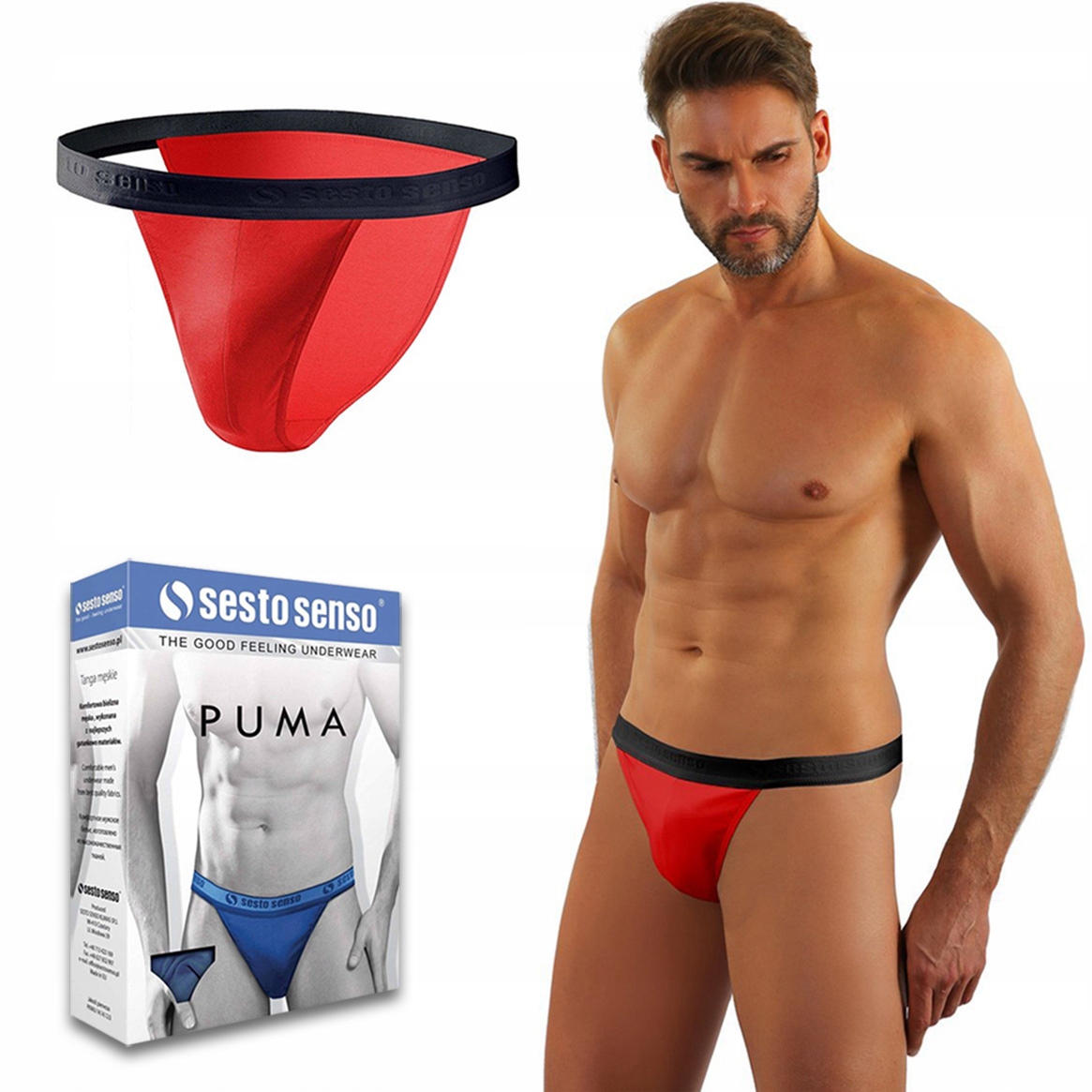 

Sesto Senso Puma slipy męskie tanga - XXL