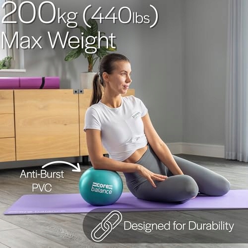 CORE BALANCE Pilates Antywstrząsowa Yogaball PVC 23cm 200kg — miniatura 3