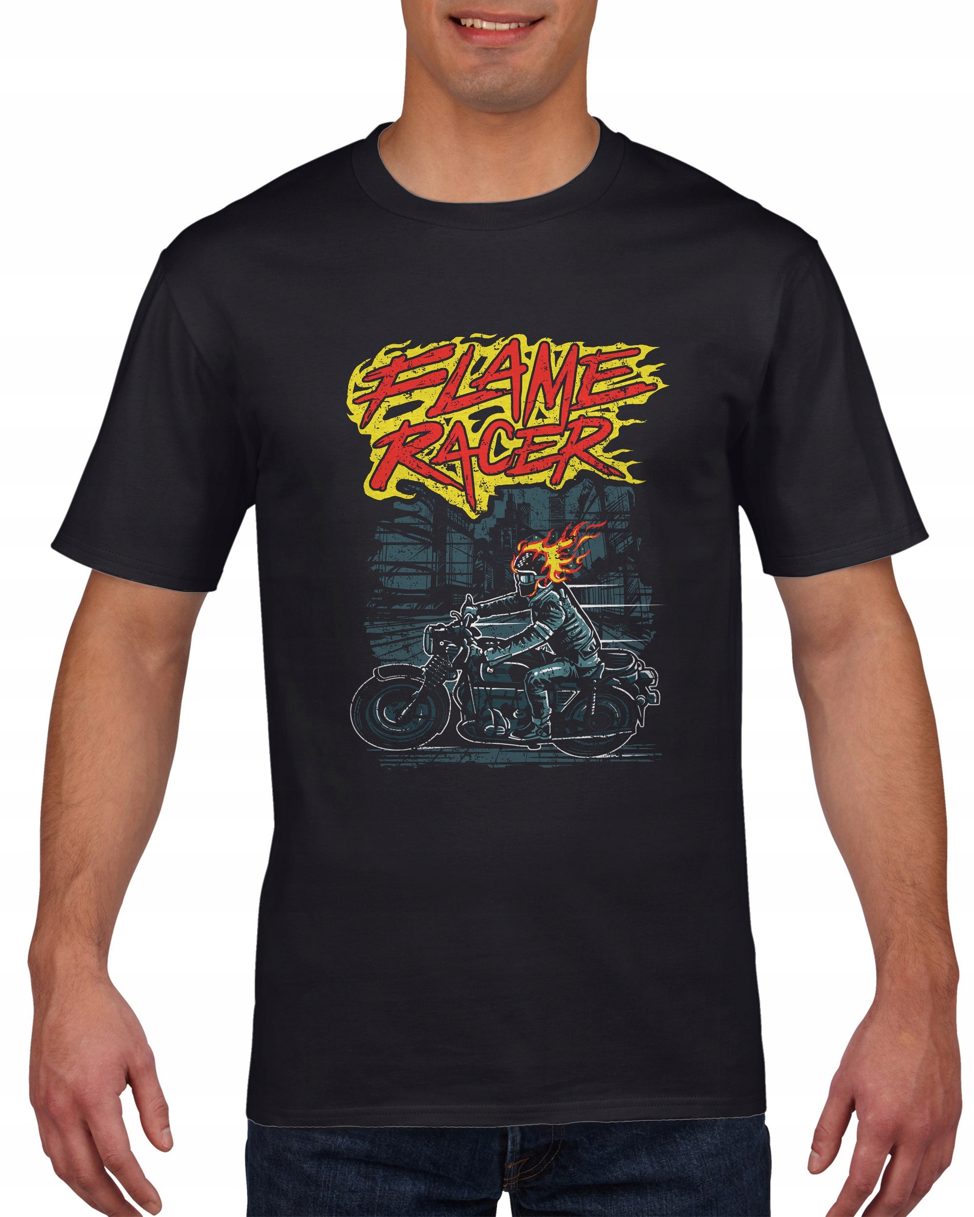 

Koszulka męska Ghost Rider Flame Racer c L