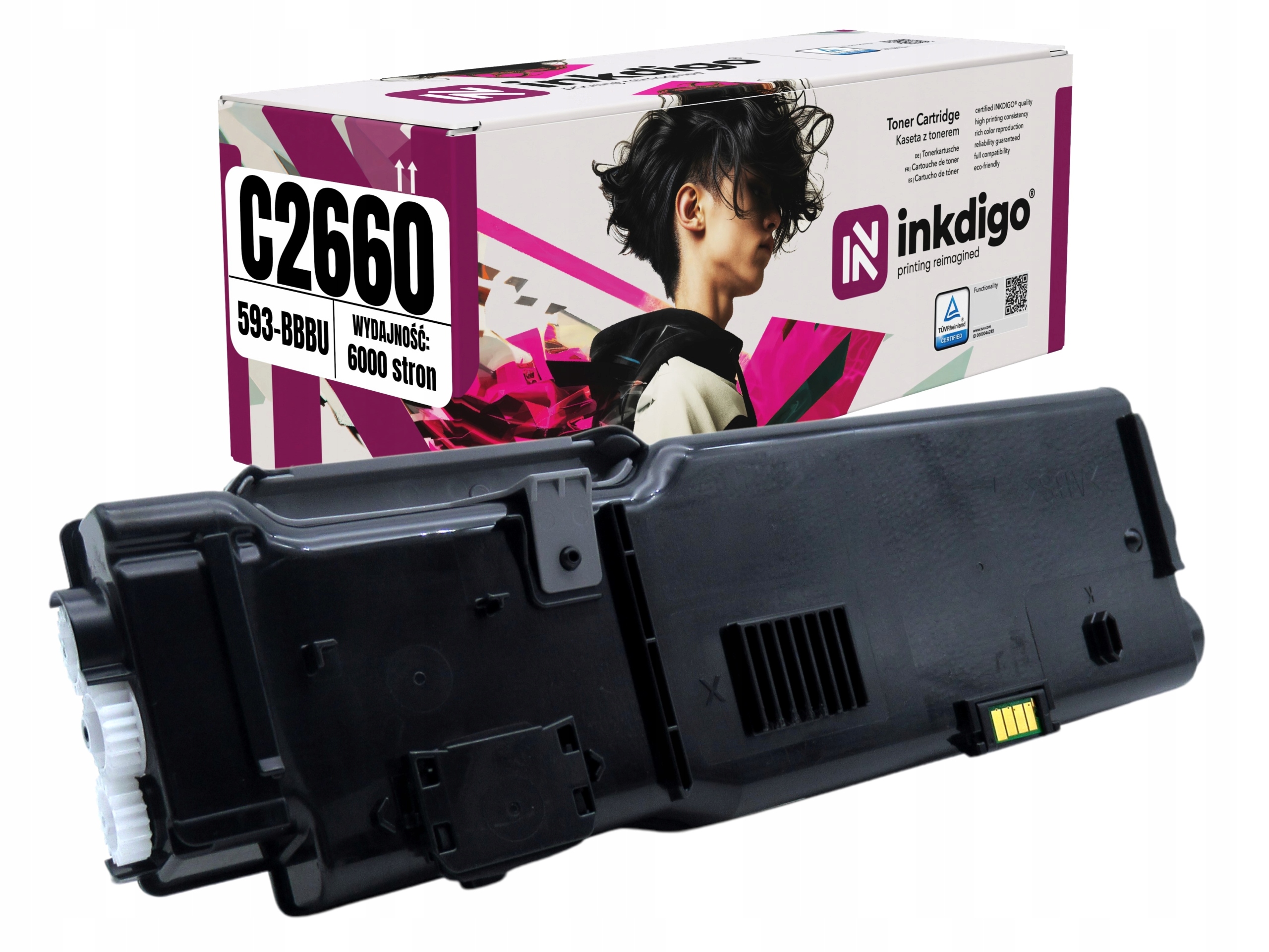 Náhradní toner 593-BBBU pro tiskárny Dell C2660dn C2665dnf