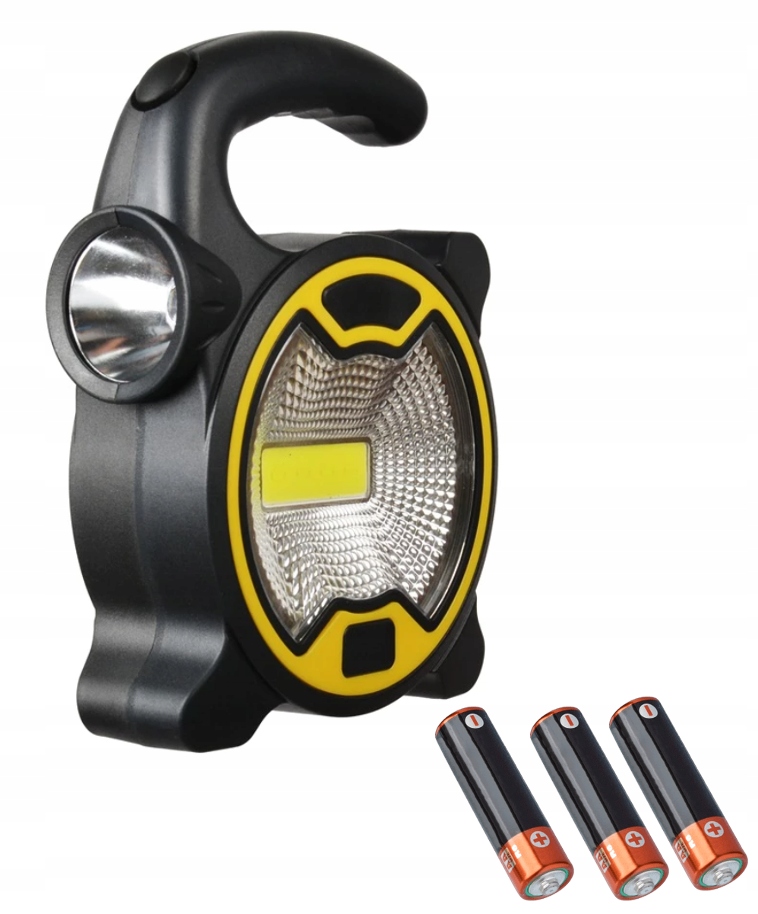 

Lampa Warsztatowa Led Cob Latarka Z Uchwytem