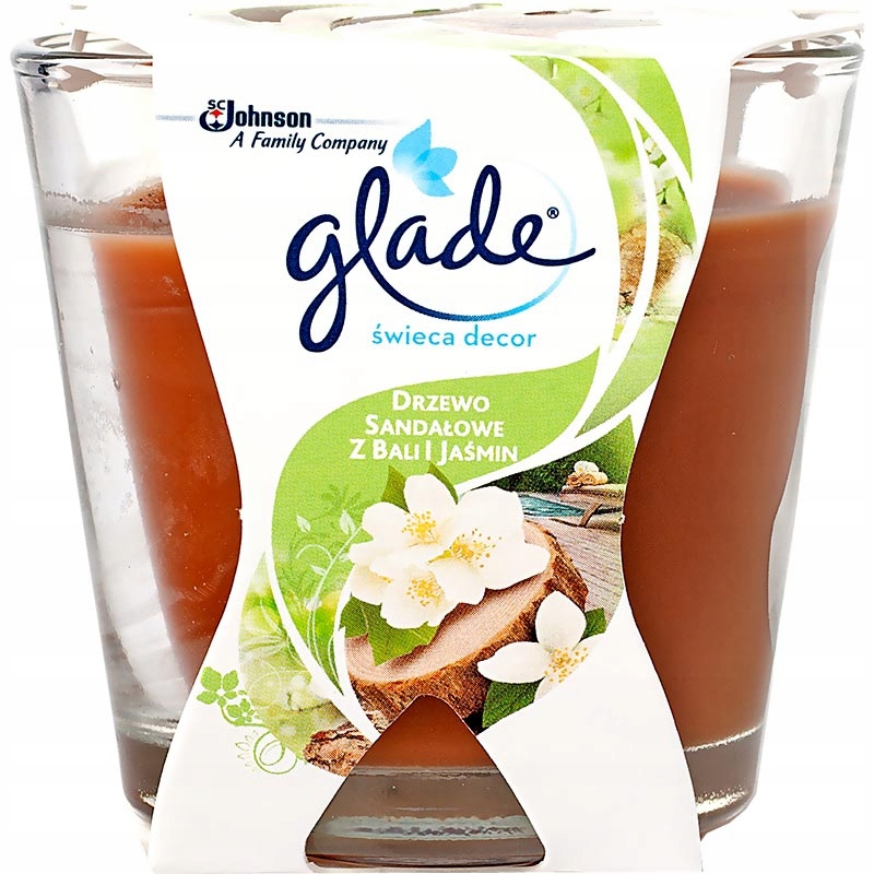 

Glade Świeca zapachowa Drzewo sandałowe Jaśmin 70g