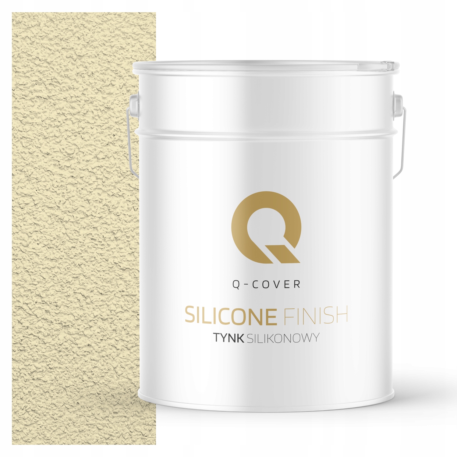 Silikonová Fasádní Omítka Žlutá Světlá 15 Kg Beránek Granulace 1.5 mm F622