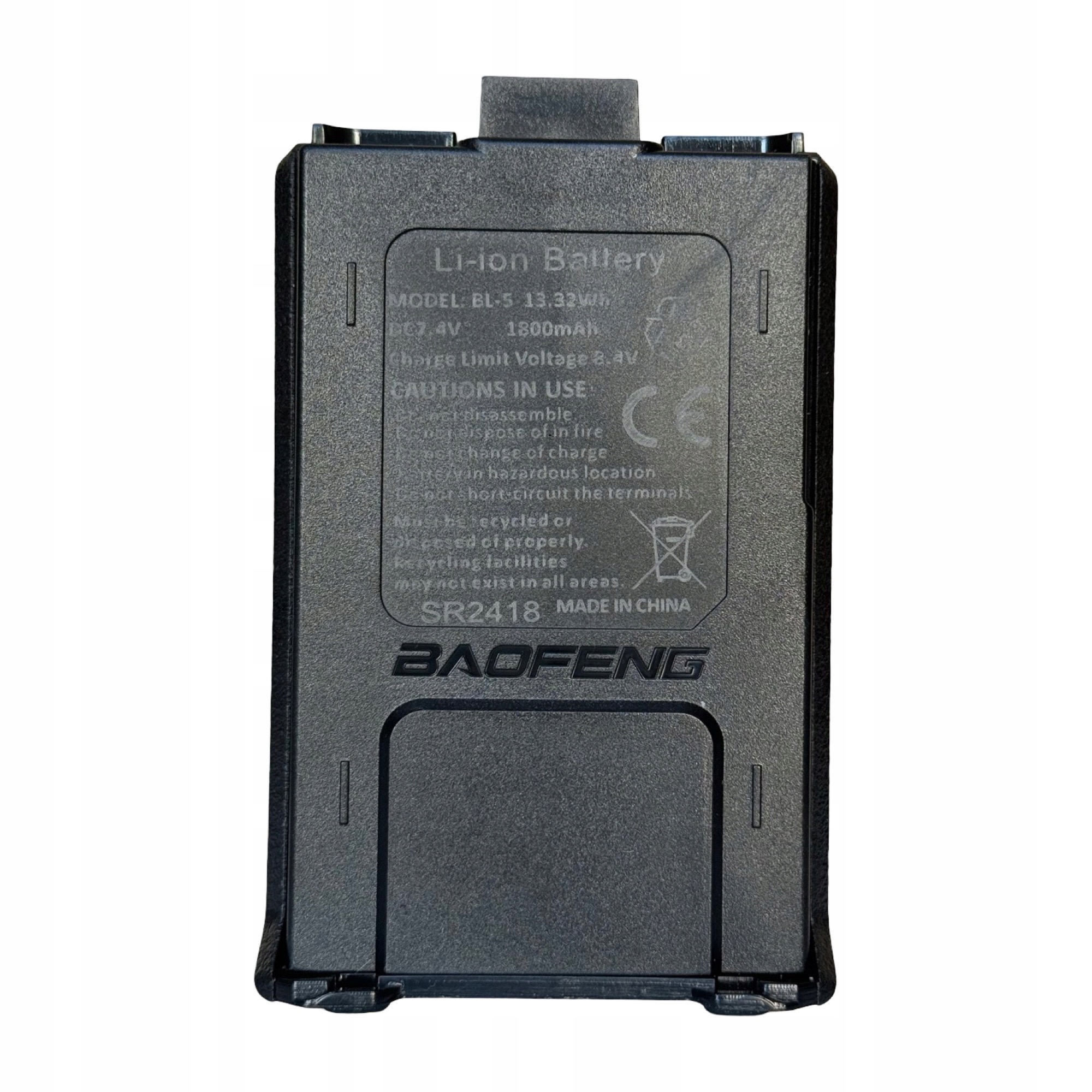 Baofeng BL-5 Bateria 1800 mAh – do UV-5R, UV-5RE, UV-5RA, P51UV