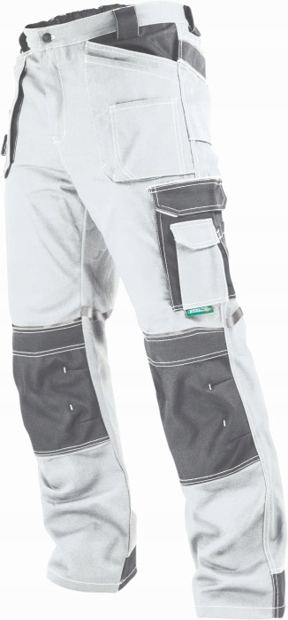 Stalco Spodnie robocze Allround Line białe L-52