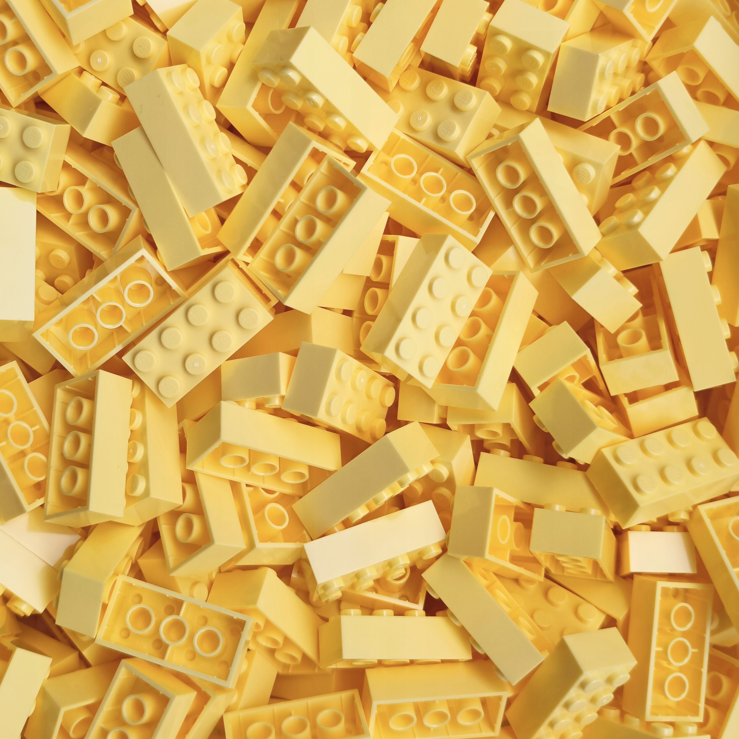 Lego Kostka Cihla 2x4 Světle žlutá 6117319 3001 100 Ks