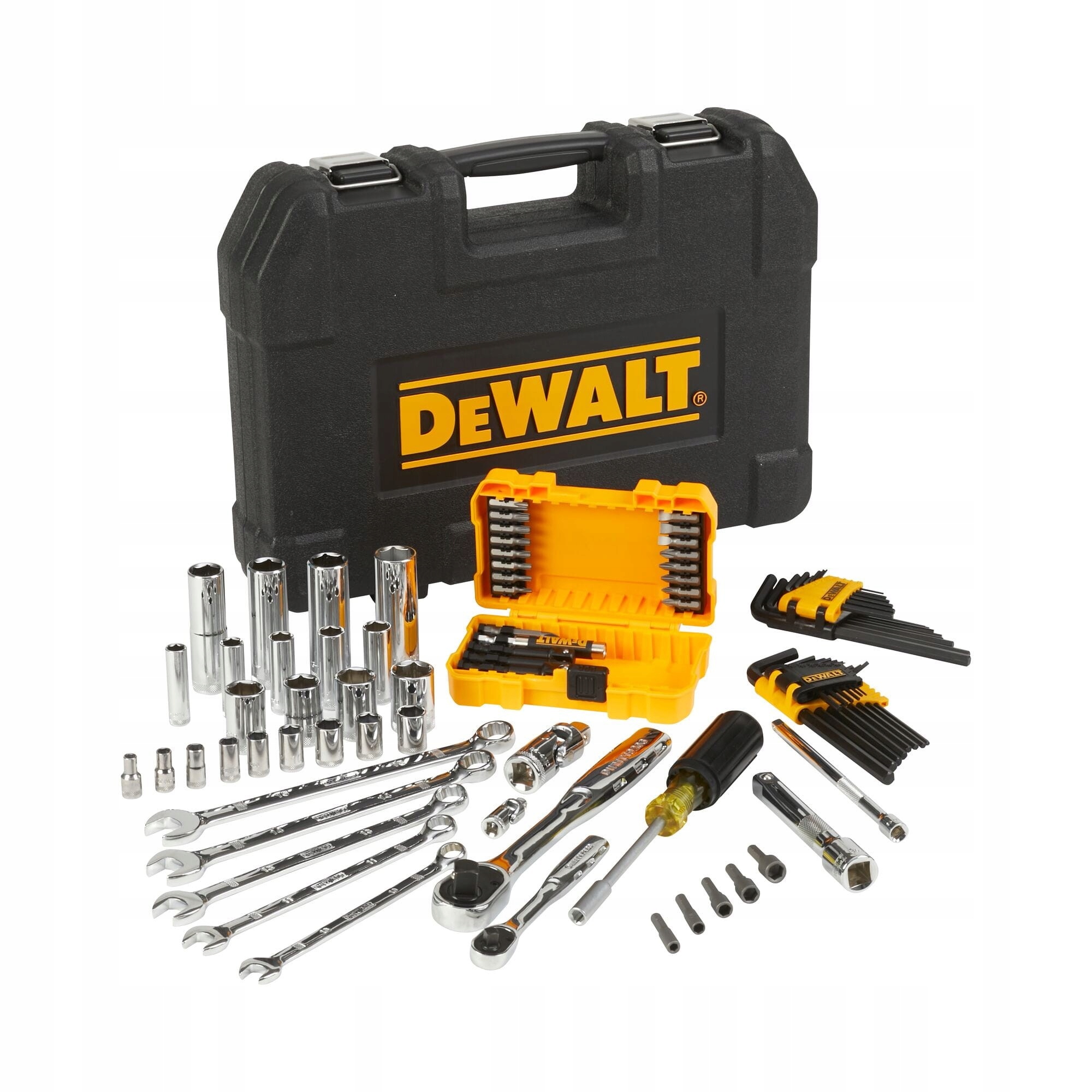 Sada nářadí s nástavci 1/4" a 1/2" 89el. DWMT73800-1 DeWALT