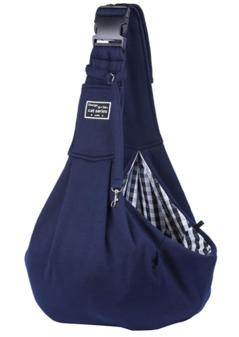 Levně Nosítko, přepravní taška pro psa nebo kočku velikost M, modrá, do 6,5 kg