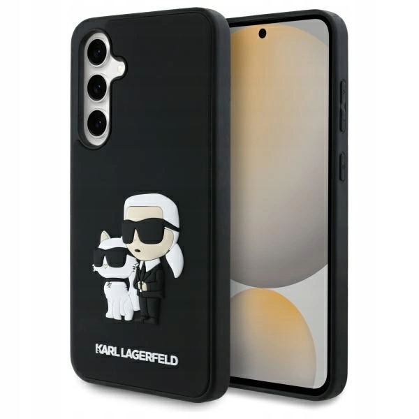 Karl Lagerfeld KLHCS24FE3DRKCNK S24 Fe S721 černý/black hardcase 3D Rubb