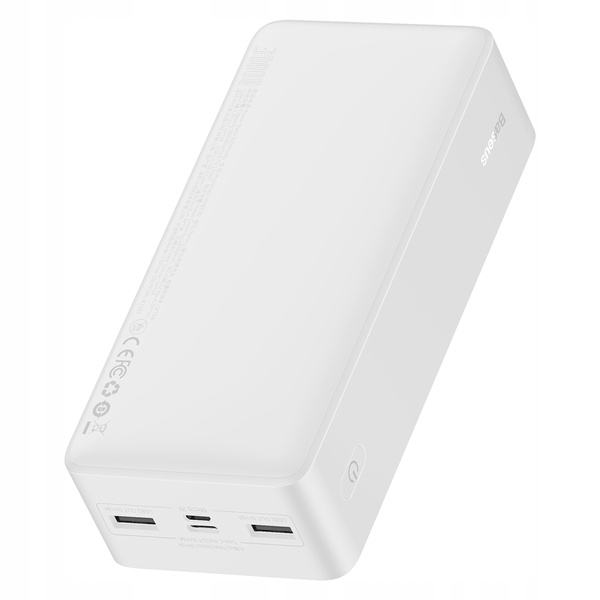 POTĘŻNY POWER BANK BASEUS 30000mah POWERBANK 15W PD 3x USB USB-C TYP-C 3A Marka Baseus