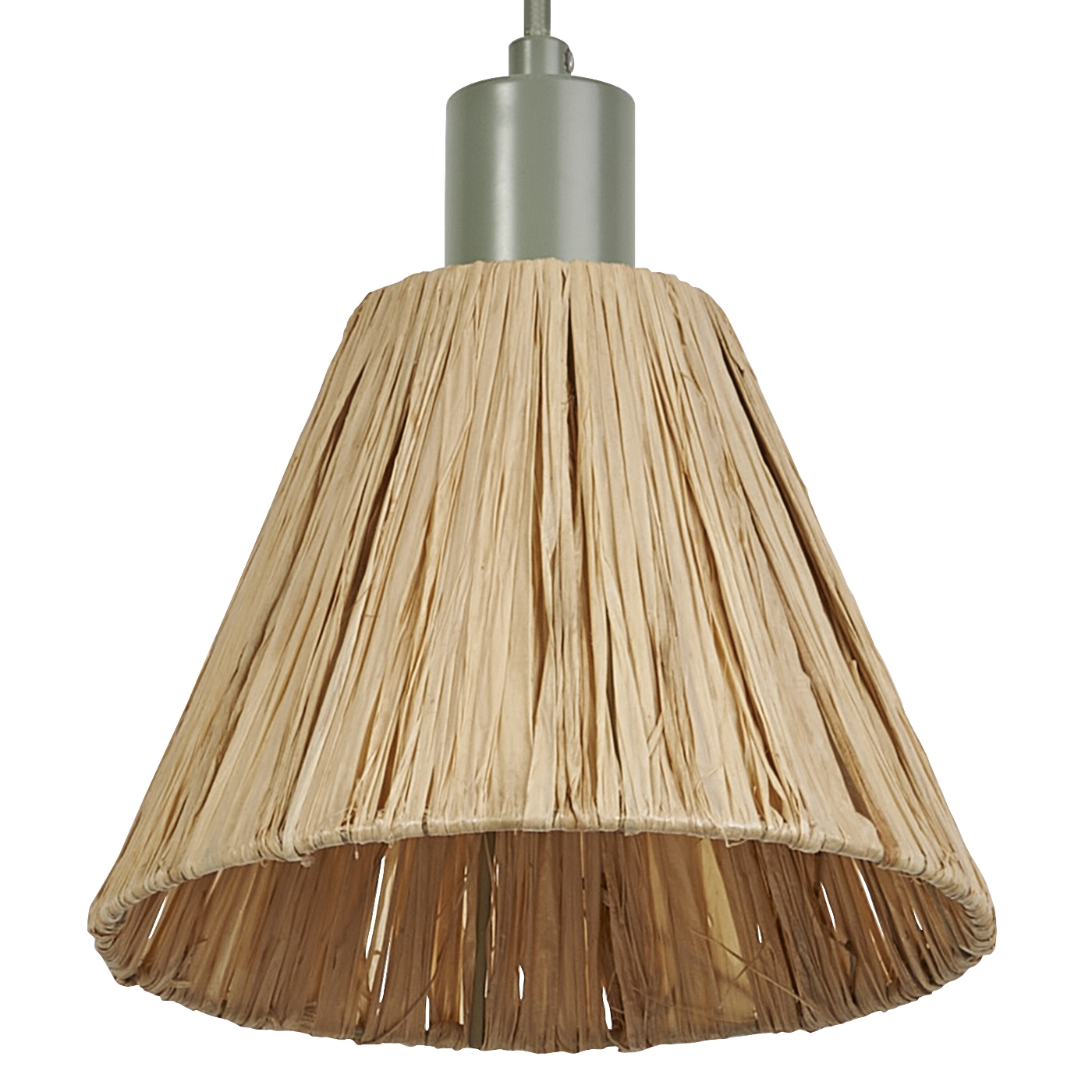Závěsné svítidlo Decor Raffia 1x E27 Zelené