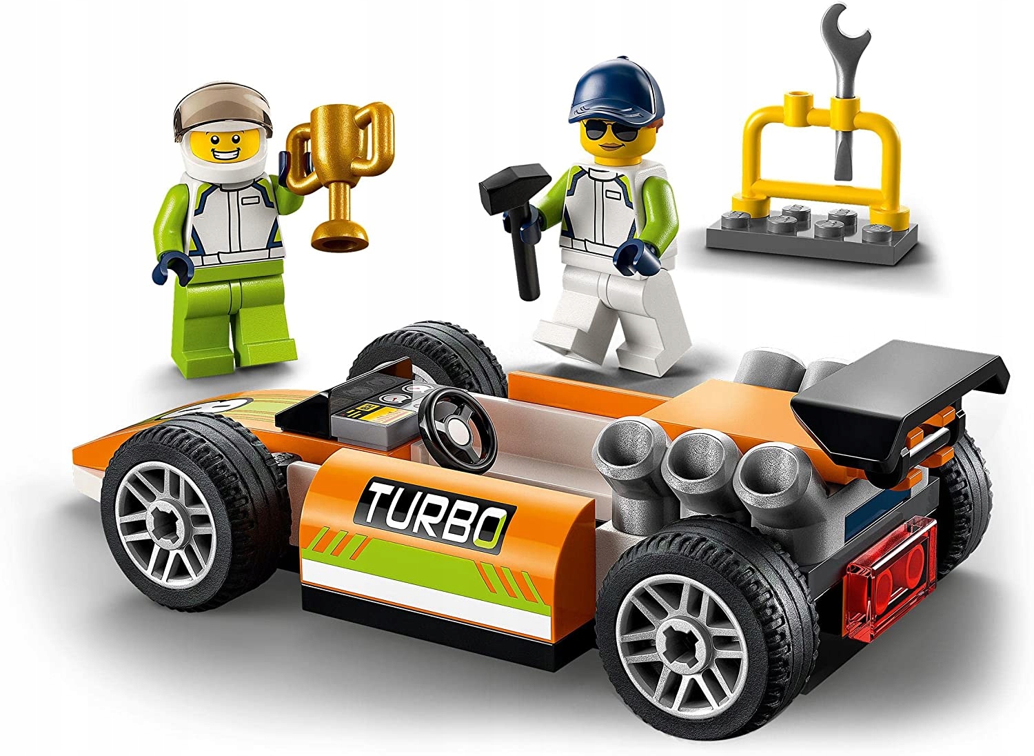 LEGO City 60322 Samochód wyścigowy Liczba elementów 46 szt.