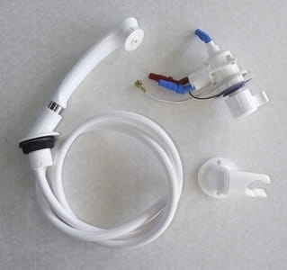 Kran prysznicowy wyciągany wąż Comet 1.5m Prysznic ciepła zimna woda