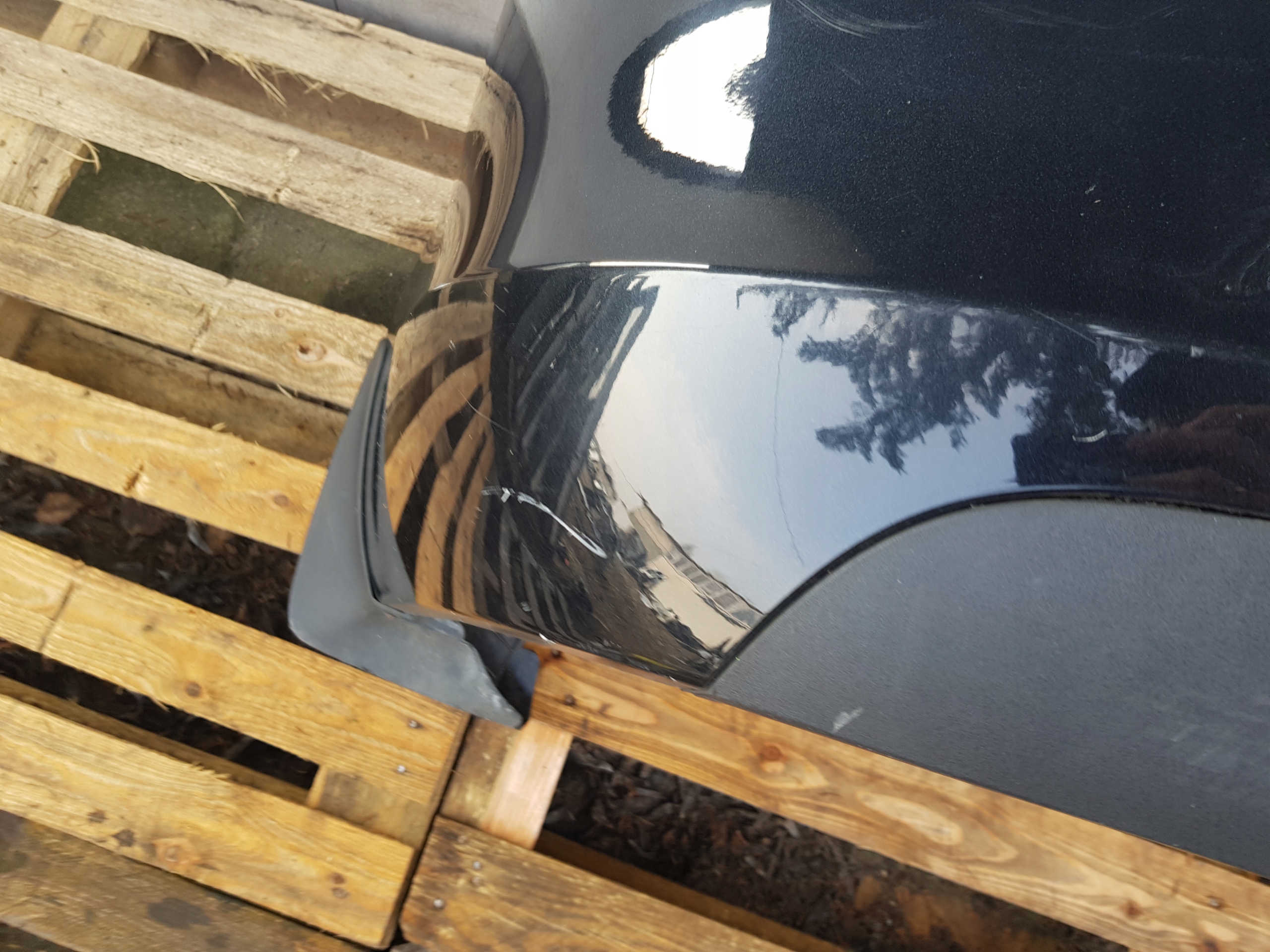OPEL INSIGNIA 2014 bumper rear part rear PDC complete black