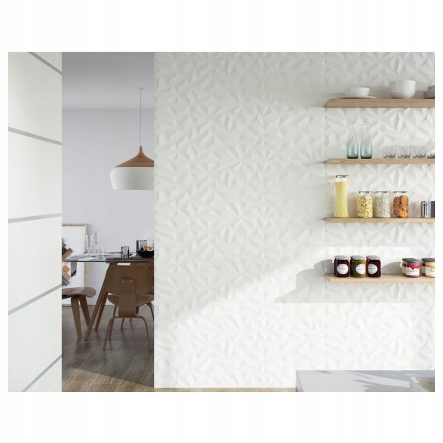 BALDOCER NEVE SATIN BIAŁA PŁYTKA ŚCIENNA Długość 120 cm