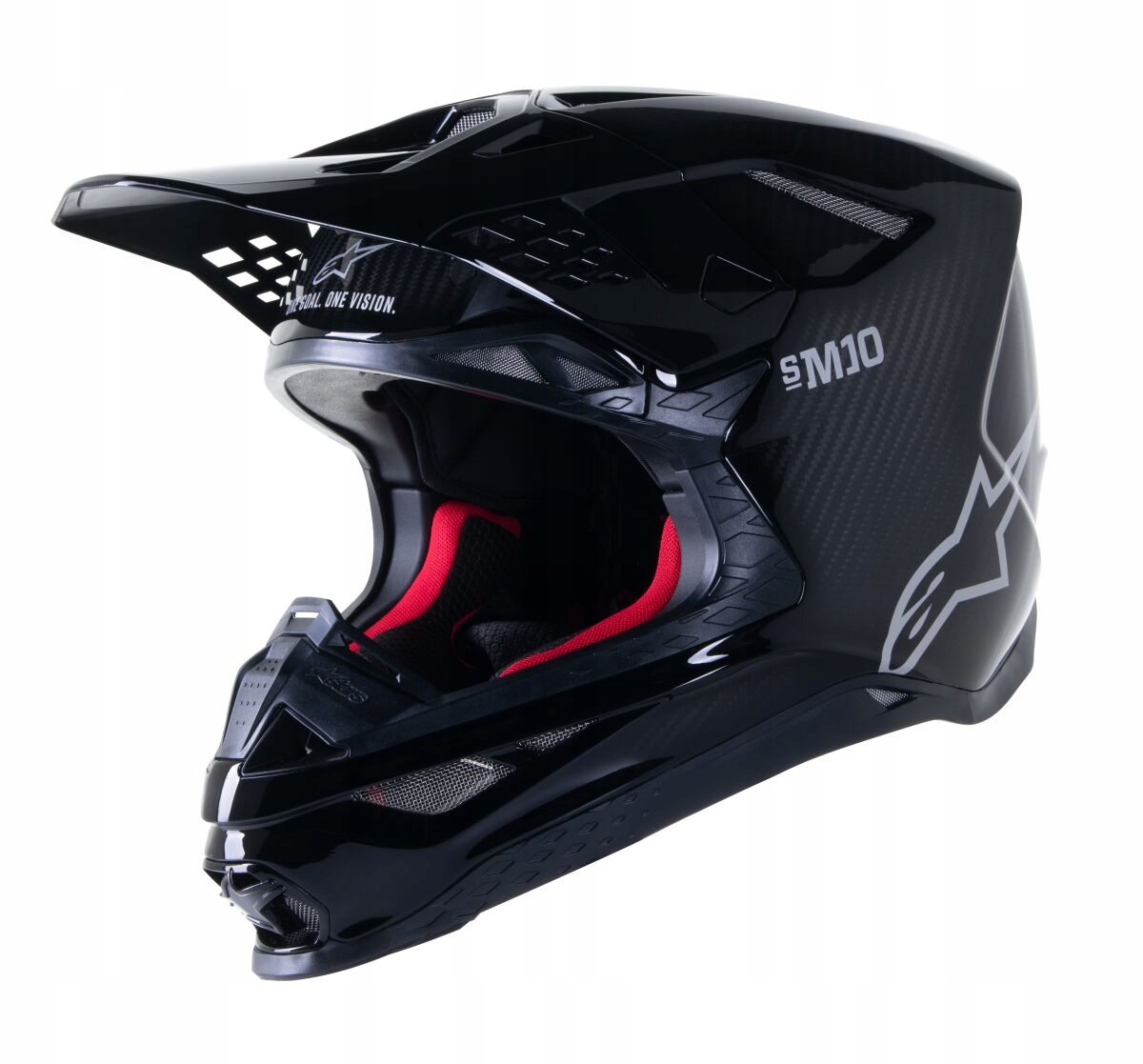 Prilba Na Cross Atv Alpinestars Supertech M10 Solid Carbon XL