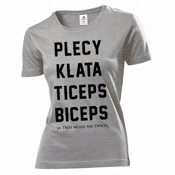 

Koszulka damska Plecy klata triceps biceps M