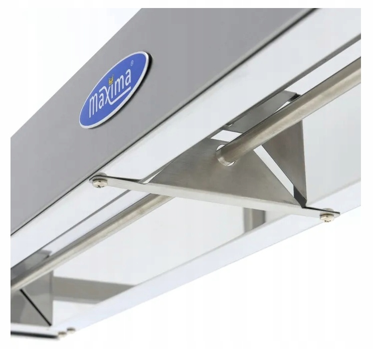 Elektryczna listwa grzewcza sufitowa 864W 92cm srebrna Maxima 09362301