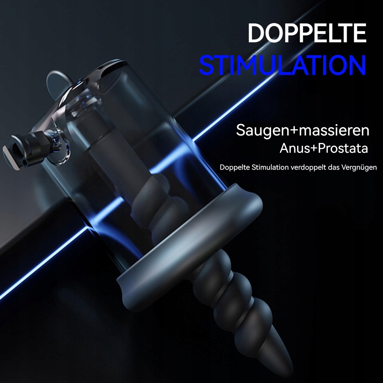 DEHNER Analny Dilator Z Pompką Do Masażu Prostaty Dla Kobiet I Mężczyzn — miniatura 3