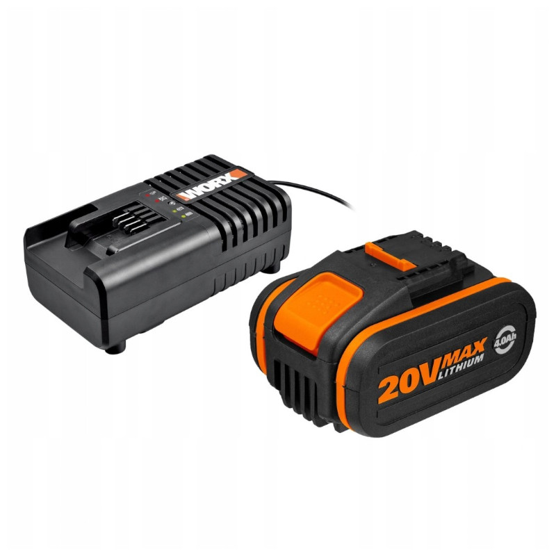 Akumulátor s nabíječkou Worx WA3604 20V 4Ah PowerShare Li-Ion