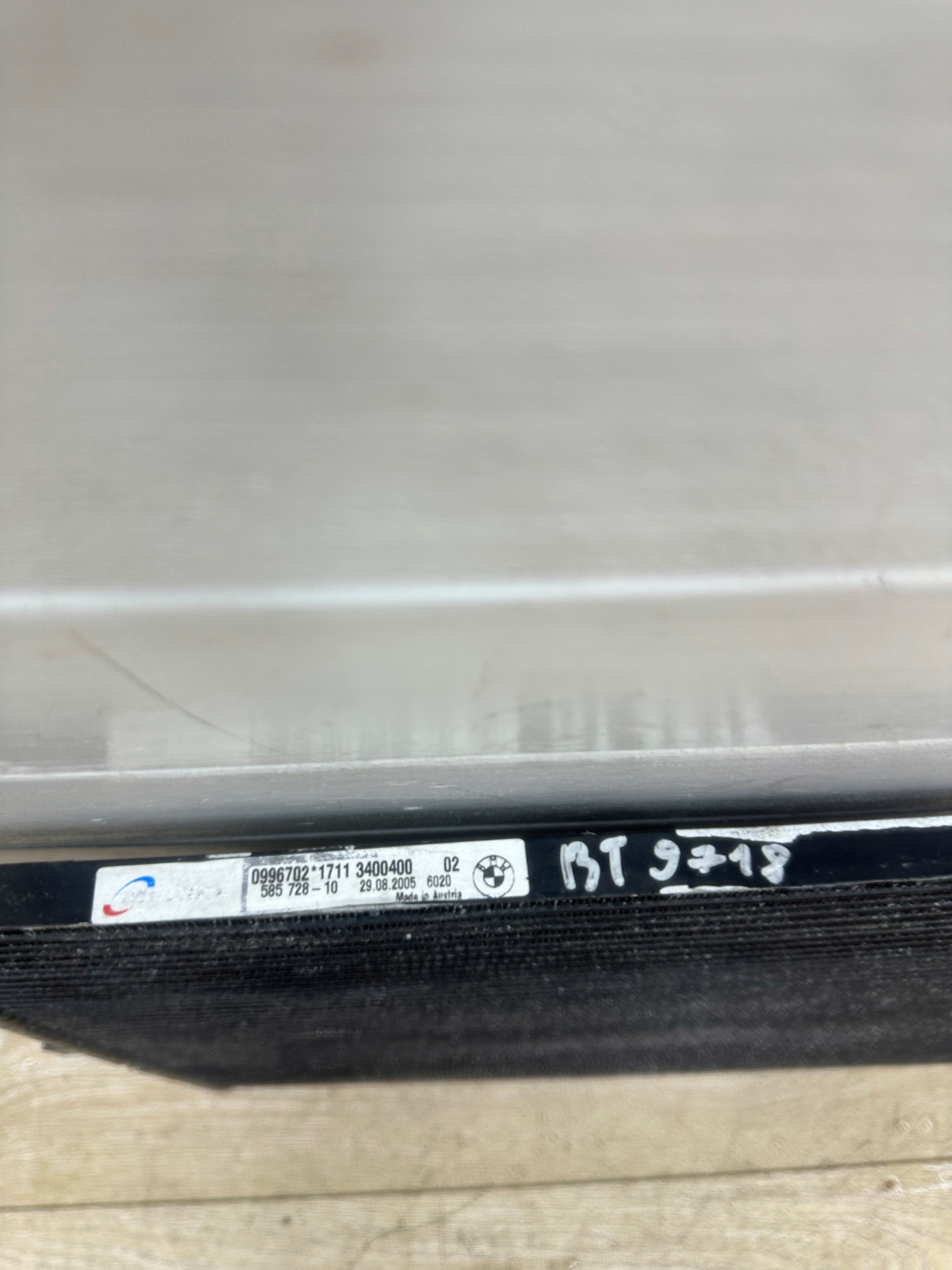 Radiateur climatisation 585728-10 BMW E46 2.5i 192 KM 01-06