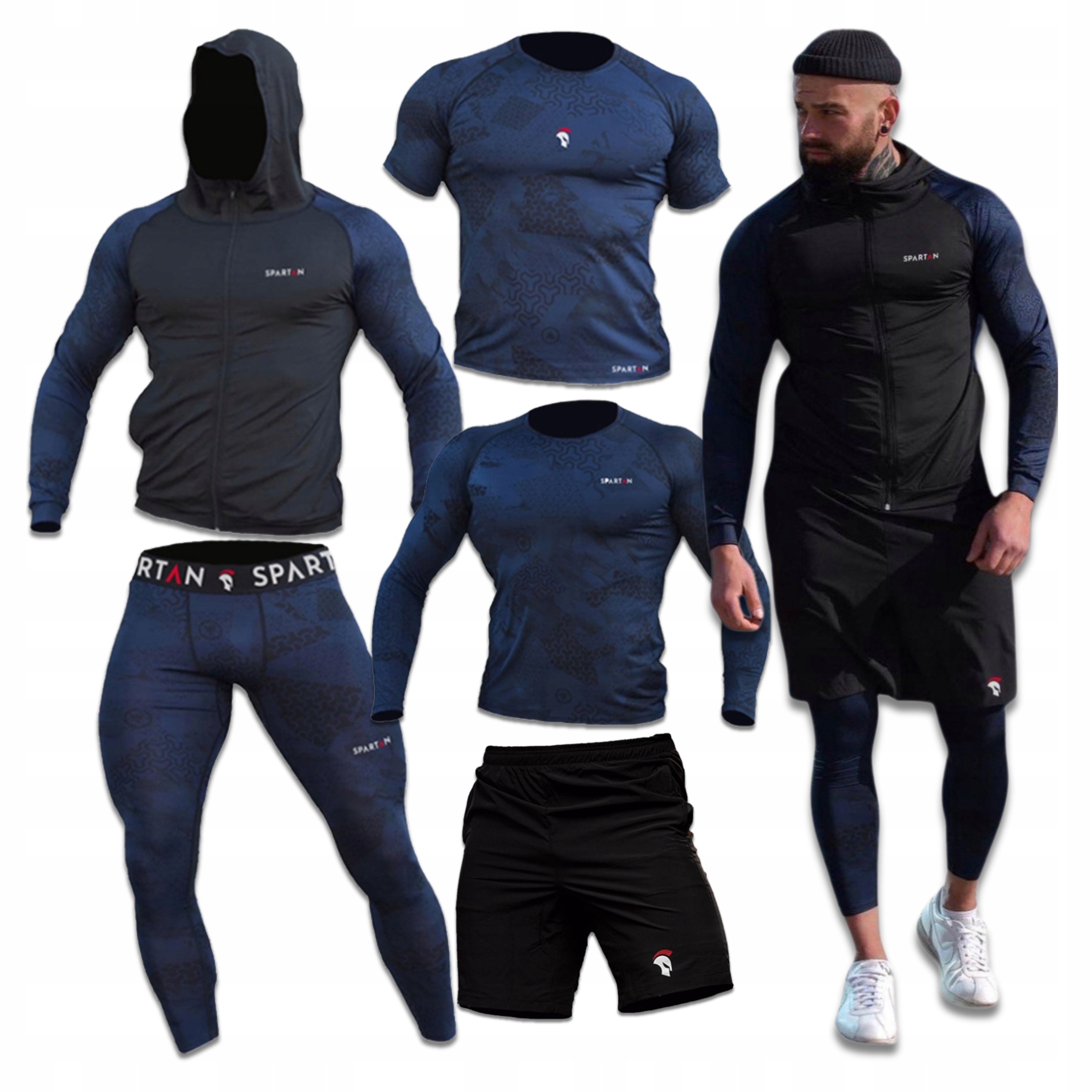 Termoaktivní Termotréninkové Spodní Prádlo Rychleschnoucí Set 5v1 Oblečení