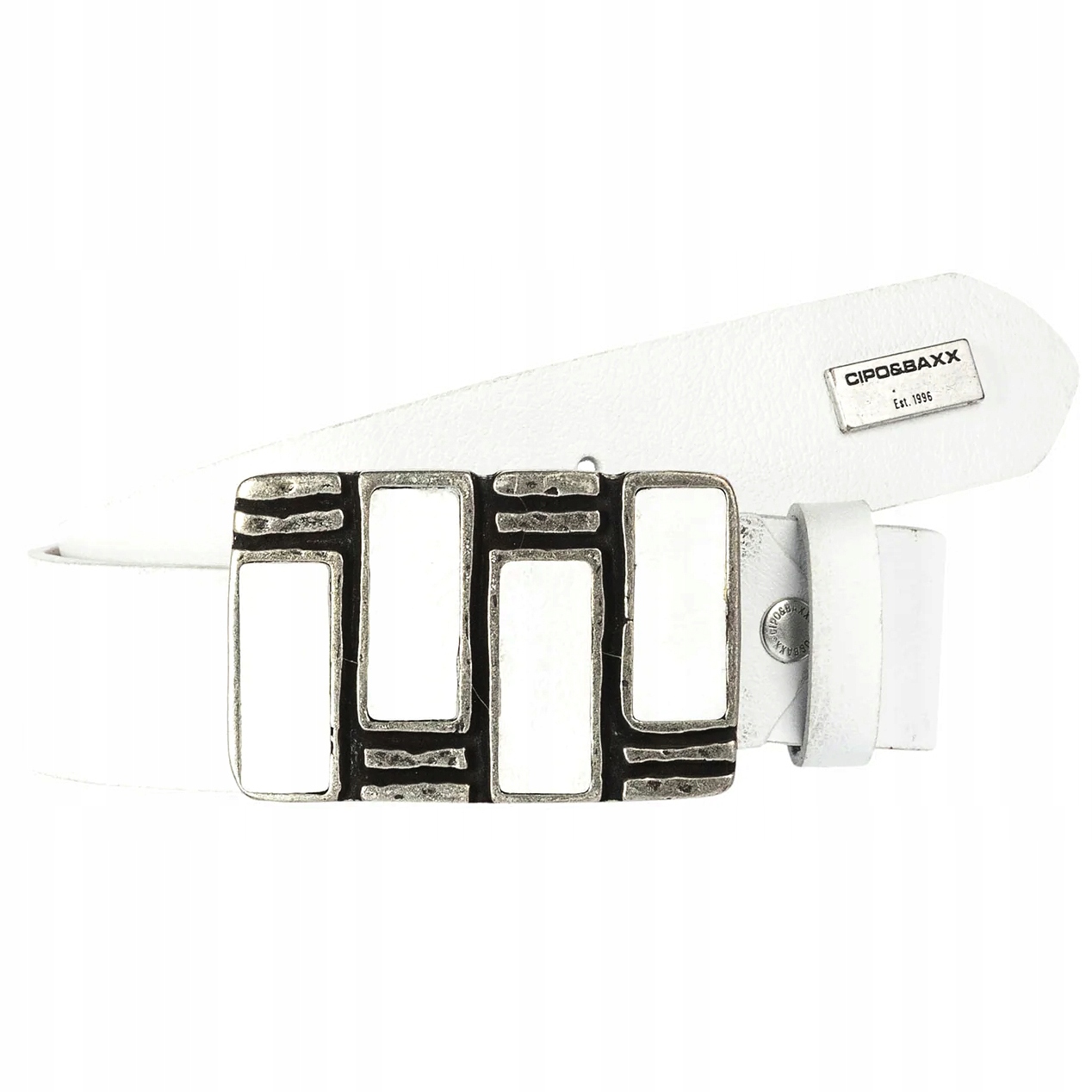 Pásek Pánský Cipo Baxx Vintage kůže Velká kovová spona