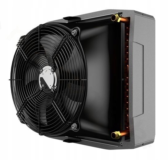 NAGRZEWNICA WODNA FLOWAIR 32,7 kW ZESTAW STEROWNIK KONSOLA MONTAŻOWA Marka Flowair