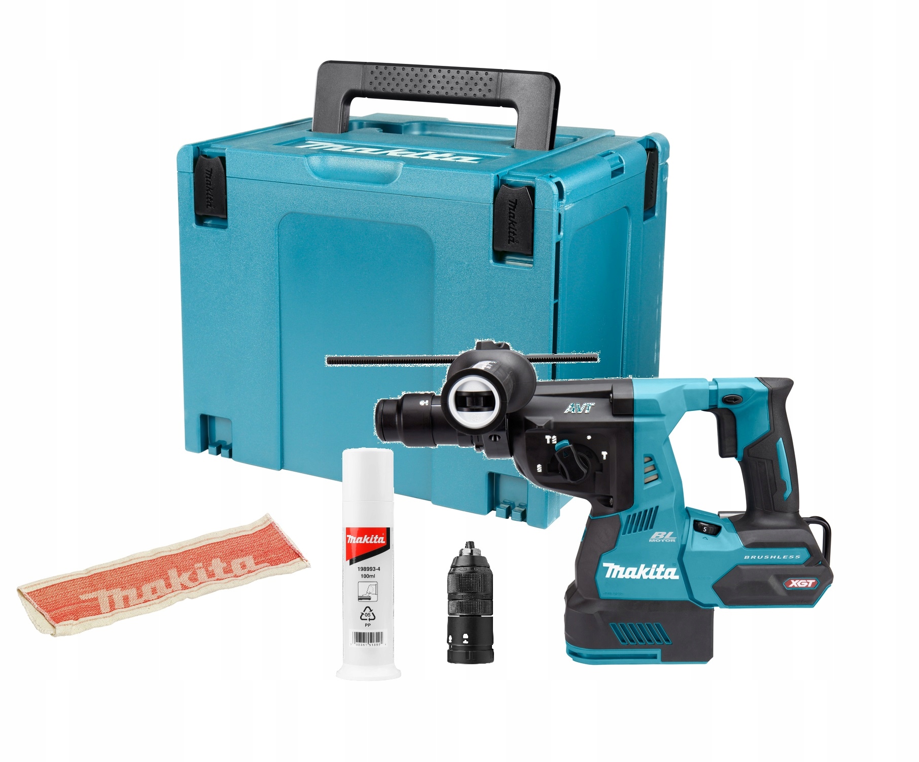 vrtací kladivo Makita sds plus HR004GZ01 40V Xgt vrtačka Kladivo na baterie