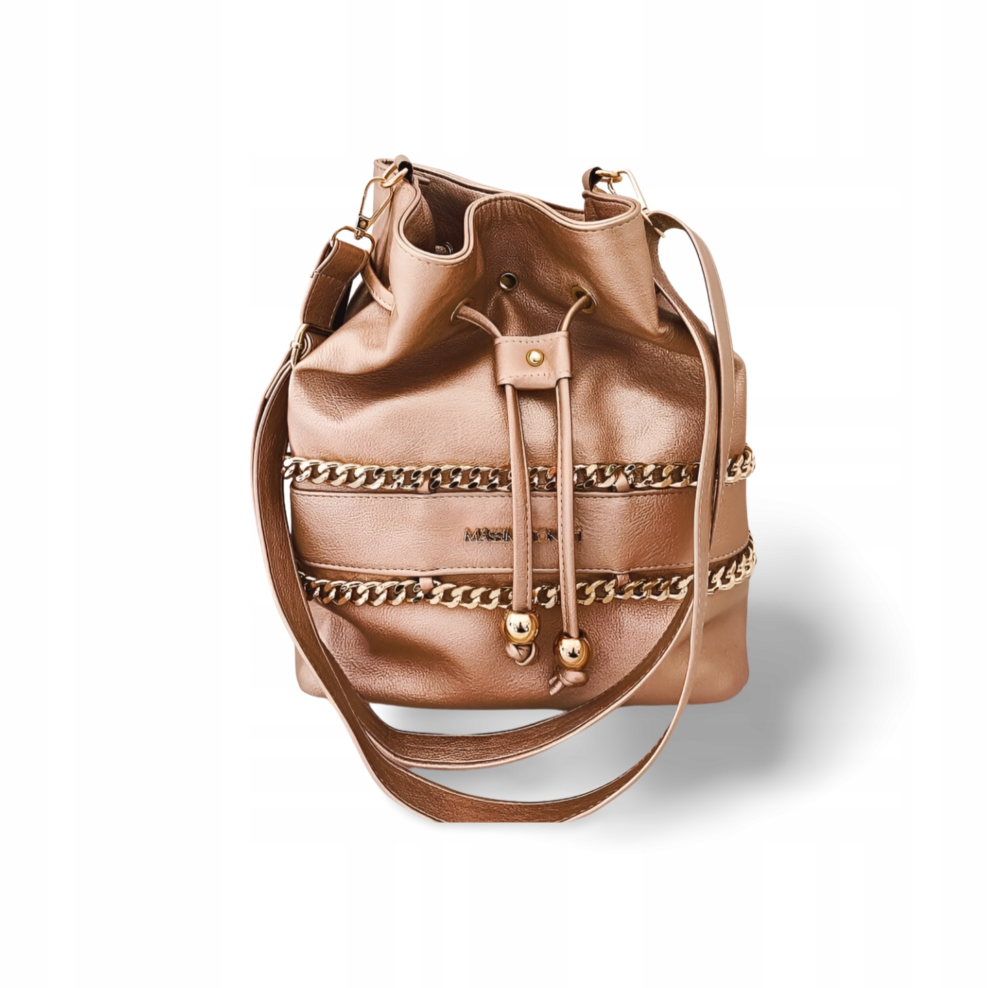 Massimo Contti zlatá taška s řetízky