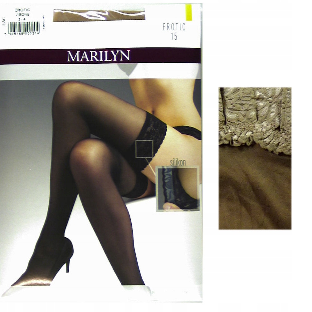 

Marilyn erotic 15 R1/2 visone pończochy samonośne