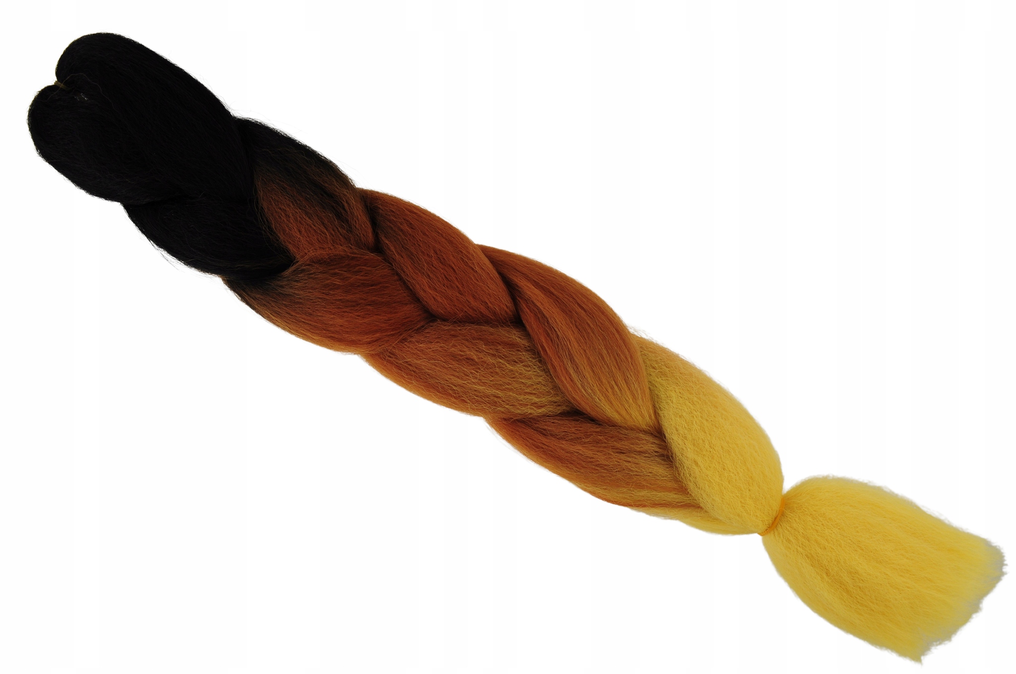 WŁOSY SYNTETYCZNE KOLOROWE WARKOCZYKI OMBRE 3-11